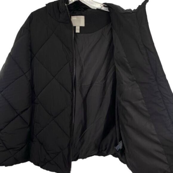 Asos Womens Black Puffer Coat Jacket Outdoor Winter - Picture 11 of 13